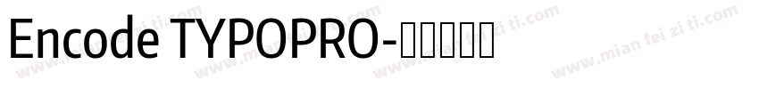 Encode TYPOPRO字体转换